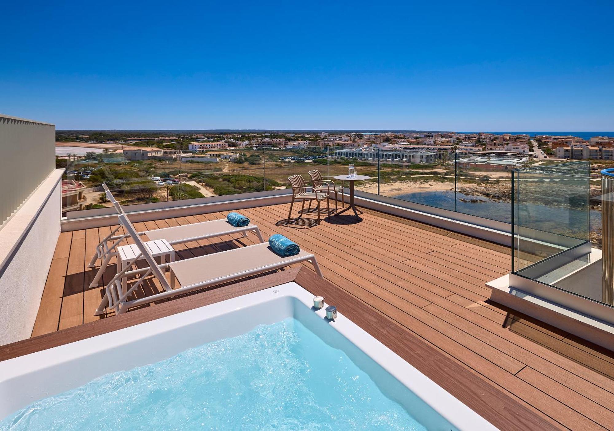 Suite mit Meerblick und Dachterrasse