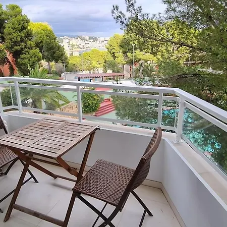 Lujoso Loft Con Piscina Y Vistas Al Mar En Illetas Apartamento-3
