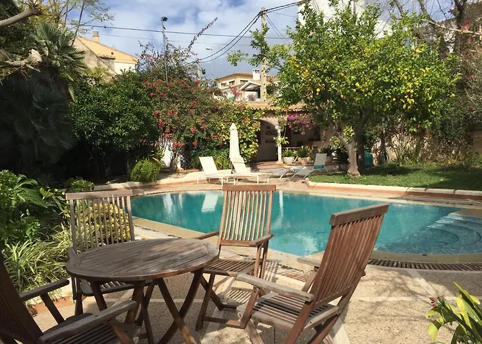 Luxury Villa For 16 People With Seaview, Pool And Bbq Palma de Mallorca with Pool