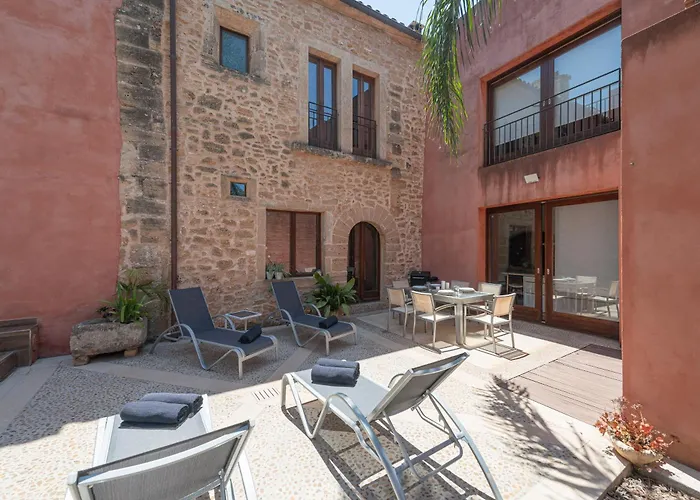 Casa Murallas Para 6 Con Piscina En Alcudia Cerca De Playas con Piscina