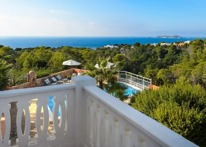 Huisdiervriedelijke Can Costa Amazing View Of Sunset In Cala Vadella Beach